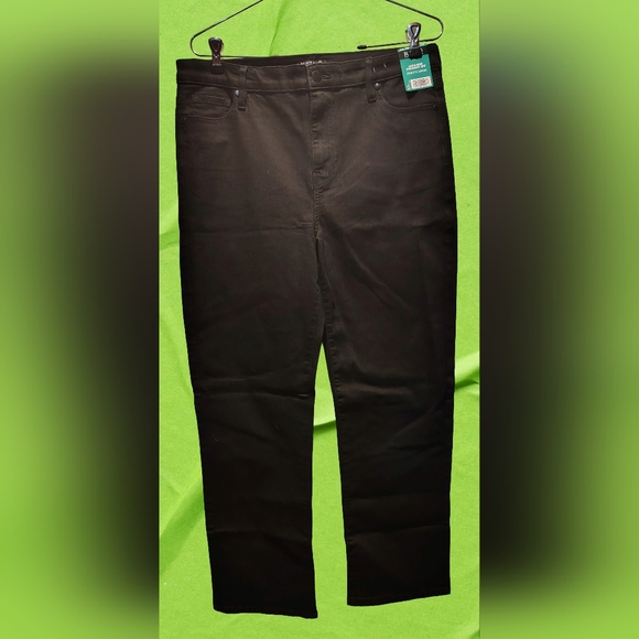 Buffalo David Bitton Alyssa High Rise Straight Leg Black Jeans SZ 12/32 NWT - Picture 8 of 9